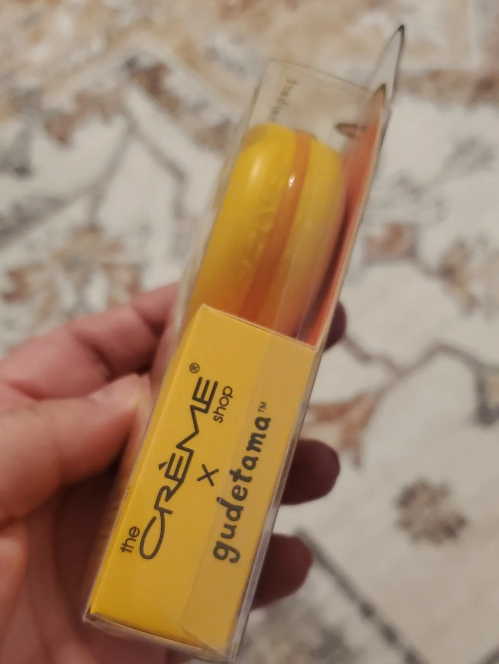 The Crème Shop x Gudetama Macaron Lip Balm